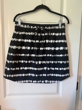 Talbots Black & White Print Skorts, Sz: Small